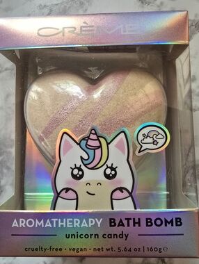 The Crème Shop: Unicorn Candy Aromatherapy Bath Bomb